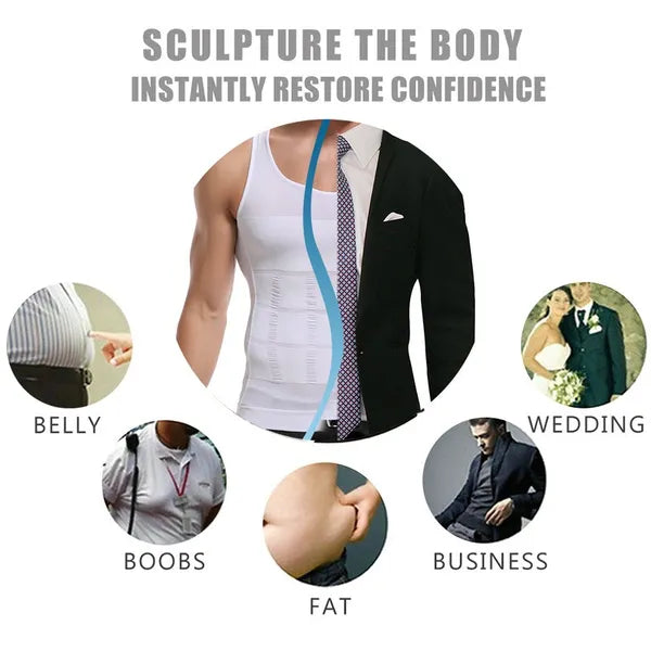 Mens body shaper Top