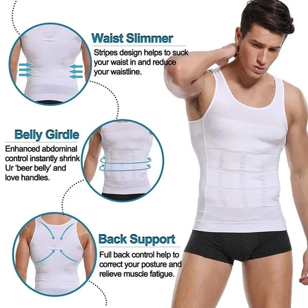 Mens body shaper Top