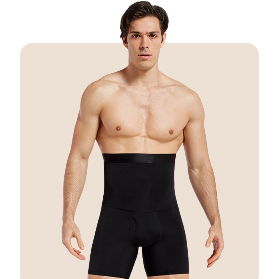 Men's Shaping Shorts - HIGH WAISTED -