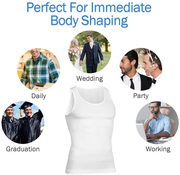Mens body shaper Top